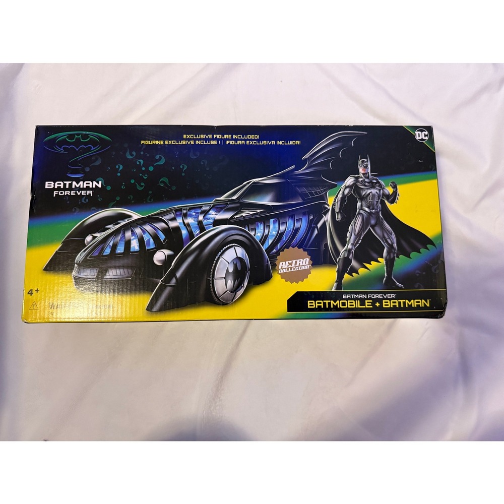 Batman Forever Batmobile Retro Edition Toy DC Comics Spin Master